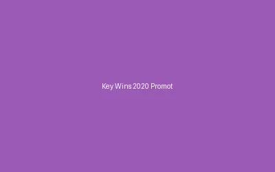 Key Wins 2020 Promotion